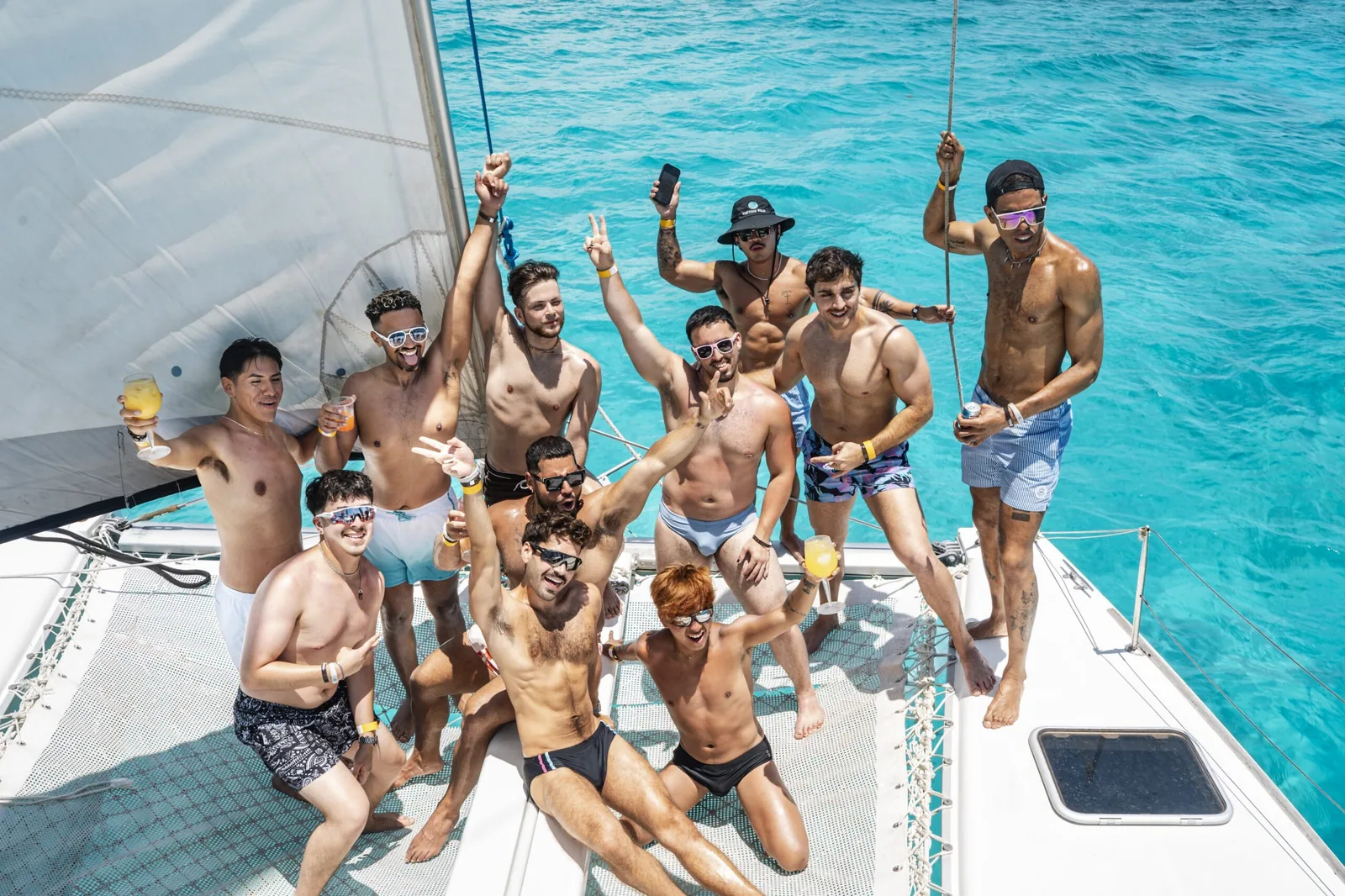 Visiting Wrld LGBTQ+ fitness retreat group activity